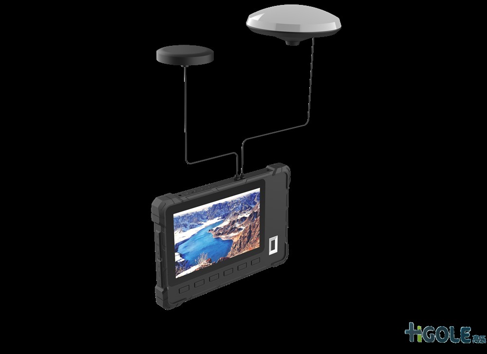 RTK高精度三防平板電腦畫圓測試演示 RTK高精度三防平板電腦畫圓測試演示